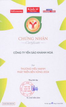 Thương hiệu mạnh phát triển bền vững 2024