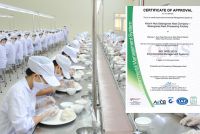 Nhà máy chế biến nguyên liệu Yến sào Khánh Hòa được chứng nhận tiêu chuẩn ISO 14001:2015