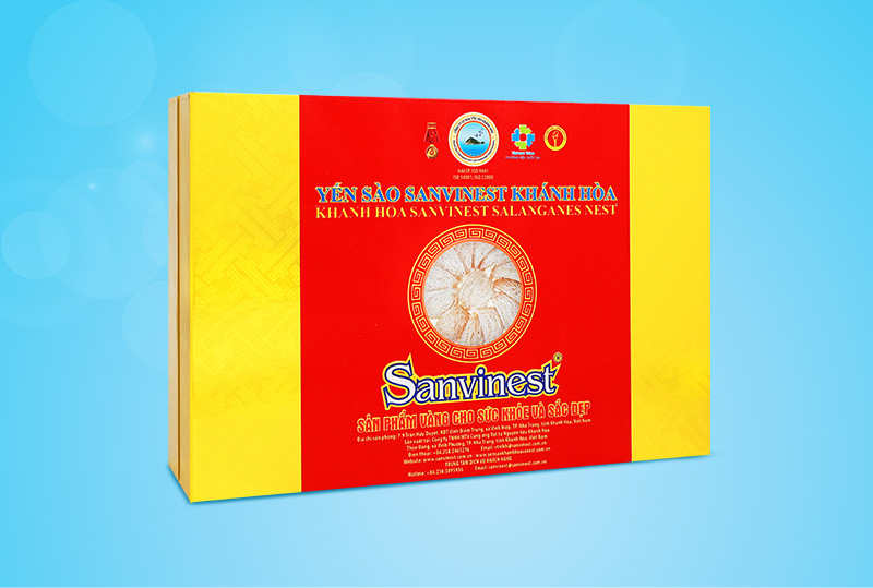 Yến sào Sanvinest Khánh Hòa chính hiệu tinh chế - Hộp 100 gram (V510)