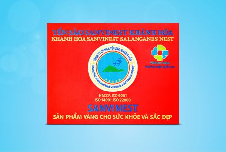 Hộp quà tặng Yến sào Sanvinest Khánh Hoà chính hiệu nguyên tổ - Q150