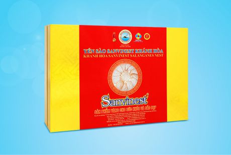 Yến sào Sanvinest Khánh Hòa chính hiệu tinh chế dạng tổ 100g - V610