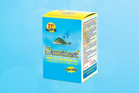 Nước Yến sào Sanvinest Khánh Hòa không đường dành cho người cao tuổi lọ 70ml - S206