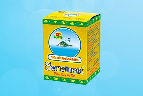 Nước Yến sào Sanvinest Khánh Hòa Đông Trùng Hạ Thảo lọ 70ml - S208