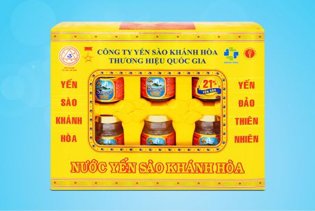 Nước Yến sào Khánh Hòa Sanest hộp 6 lọ 70ml - S002H6