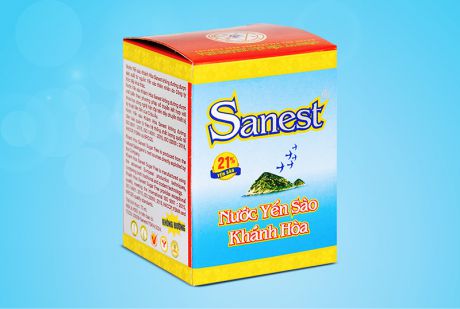 Nước Yến sào Khánh Hòa Sanest không đường hộp 1 lọ 70ml - S029