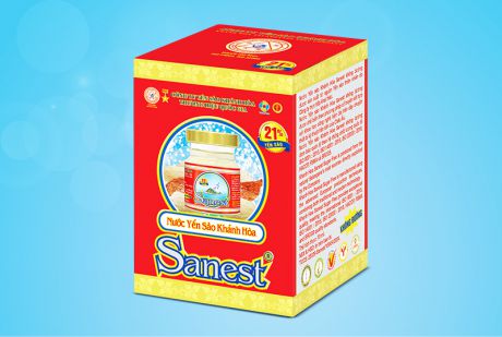 Nước Yến sào Khánh Hòa Sanest không đường hộp 1 lọ 70ml - S029