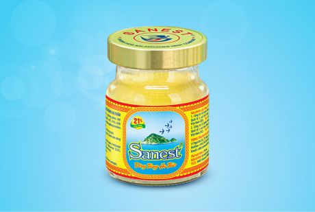 Nước Yến sào Khánh Hòa Sanest Đông Trùng Hạ Thảo lọ 70ml - S005