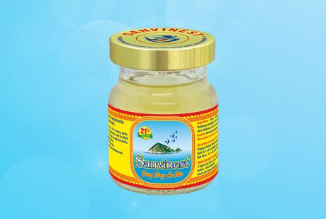 Nước yến sào Khánh Hòa Sanvinest Đông Trùng Hạ Thảo lọ 70ml - 208