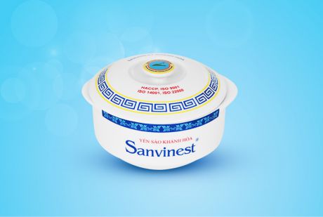  Hộp quà tặng Yến sào Sanvinest Khánh Hoà chính hiệu nguyên tổ 100g - Q110