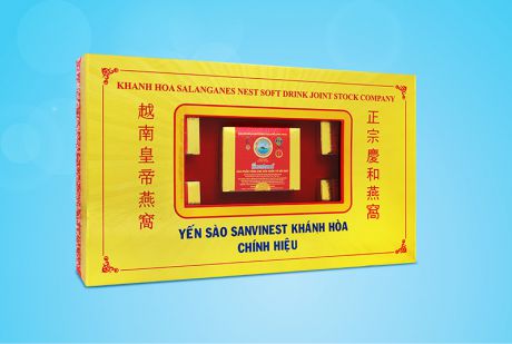 Yến sào Sanvinest Khánh Hòa chính hiệu tinh chế Hộp quà tặng - 5 hộp 3 gram (Q503)