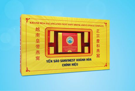 Yến sào Sanvinest Khánh Hòa chính hiệu tinh chế Hộp quà tặng - 5 hộp 5 gram (Q505)