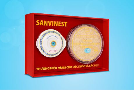  Hộp quà tặng Yến sào Sanvinest Khánh Hoà chính hiệu tinh chế 100 g - Q510