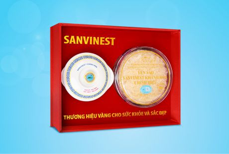  Hộp quà tặng Yến sào Sanvinest Khánh Hoà chính hiệu tinh chế Q550