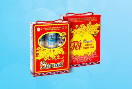 Nước Yến sào Khánh Hòa Sanest hộp 6 lon 190ml - S001H6