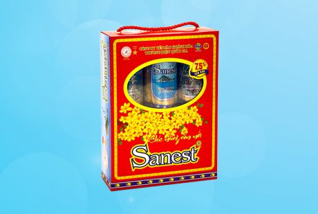 Nước Yến sào Khánh Hòa Sanest hộp 6 lon 190ml - S001H6