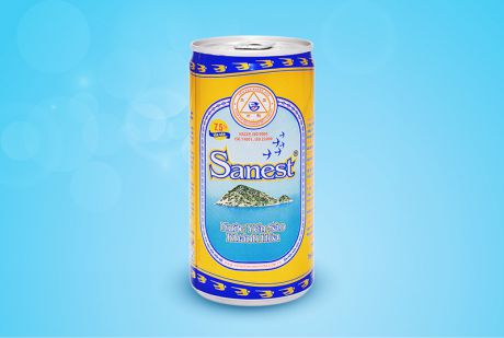 Nước Yến sào Khánh Hòa Sanest lon 190ml - S001