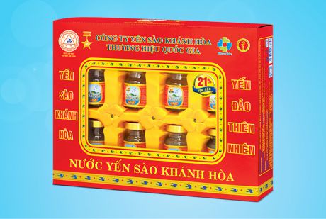 Nước Yến sào Khánh Hòa Sanest hộp 8 lọ 70ml - S002H8