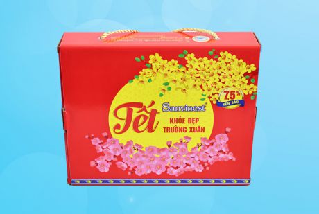 Nước Yến sào Sanvinest Khánh Hòa hộp 10 lon 190ml - S121H10