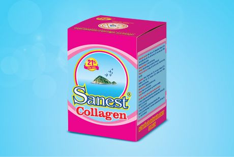 Nước Yến sào Khánh Hòa Sanest Collagen hộp 1 lọ 70ml - S770