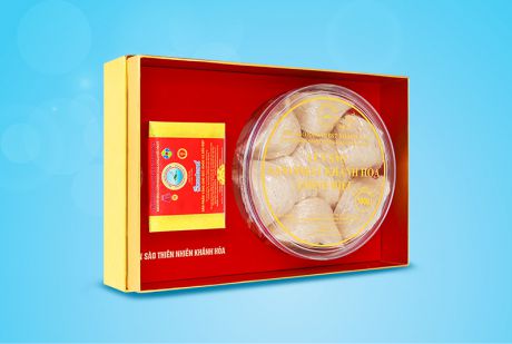 Yến sào Sanvinest Khánh Hòa chính hiệu nguyên tổ sơ chế - Hộp 100 gram (S210)