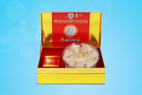 Yến sào Sanvinest Khánh Hòa chính hiệu nguyên tổ sơ chế hộp 100g - S210