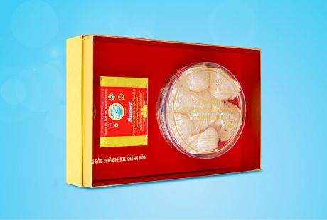 Yến sào Sanvinest Khánh Hòa chính hiệu nguyên tổ sơ chế - Hộp 50 gram (S250)