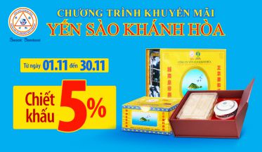 Chương trình khuyến mãi sản phẩm Yến sào đảo thiên nhiên tinh chế từ ngày 01/11/2024 đến hết ngày 30/11/2024