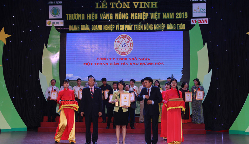 Yến sào Khánh Hoà * Thương hiệu Vàng Nông nghiệp Việt Nam năm 2019