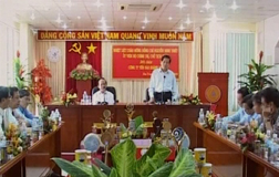 Chủ tịch nước Nguyễn Minh Triết: Thăm và làm việc tại Công ty TNHH Nhà nước một thành viên Yến sào Khánh Hòa